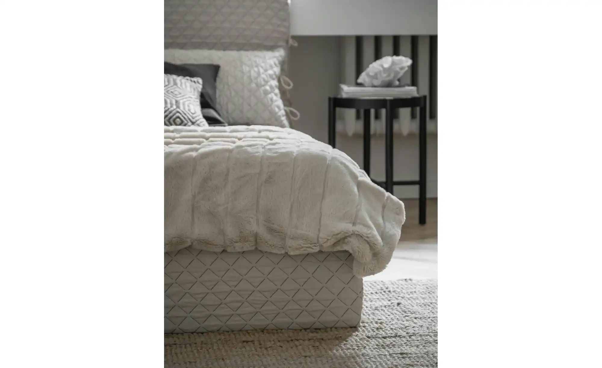 Miuform Polsterbett gemustert Sleepy Luna ¦ beige ¦ Maße (cm): B: 146 H: 10 günstig online kaufen
