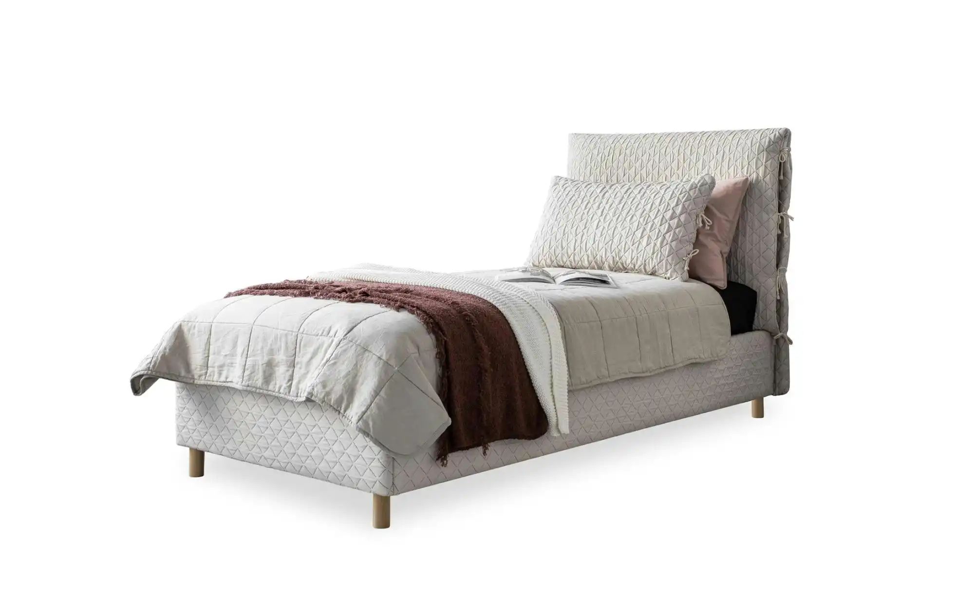 Miuform Polsterbett gemustert Sleepy Luna ¦ beige ¦ Maße (cm): B: 96 H: 112 günstig online kaufen