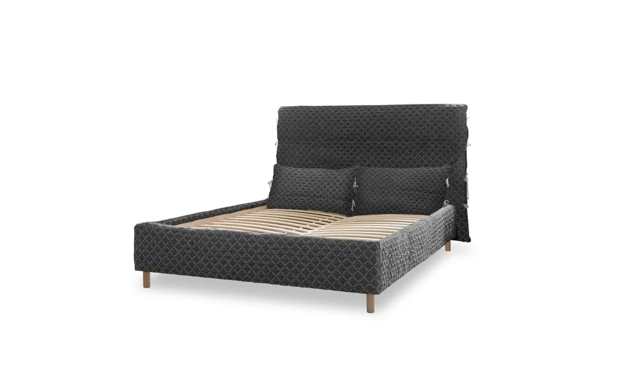 Miuform Polsterbett gemustert Sleepy Luna ¦ grau ¦ Maße (cm): B: 186 H: 112 günstig online kaufen