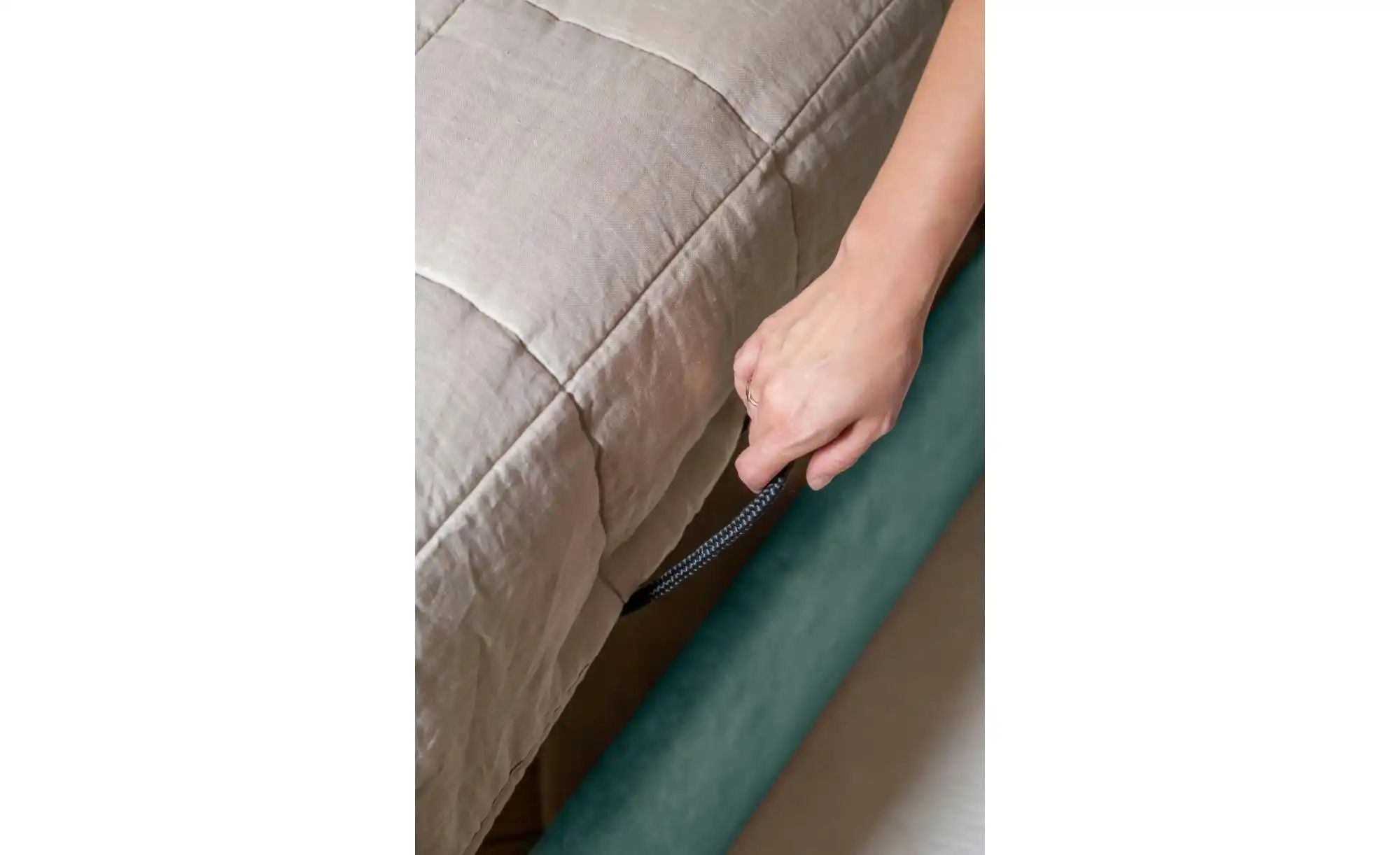 Thumbnail - Miuform Polsterbett mit Bettkasten Dreamy Aurora ¦ blau ¦ Maße (cm): B: 147 H: 132 Betten > Polsterbetten - Höffner