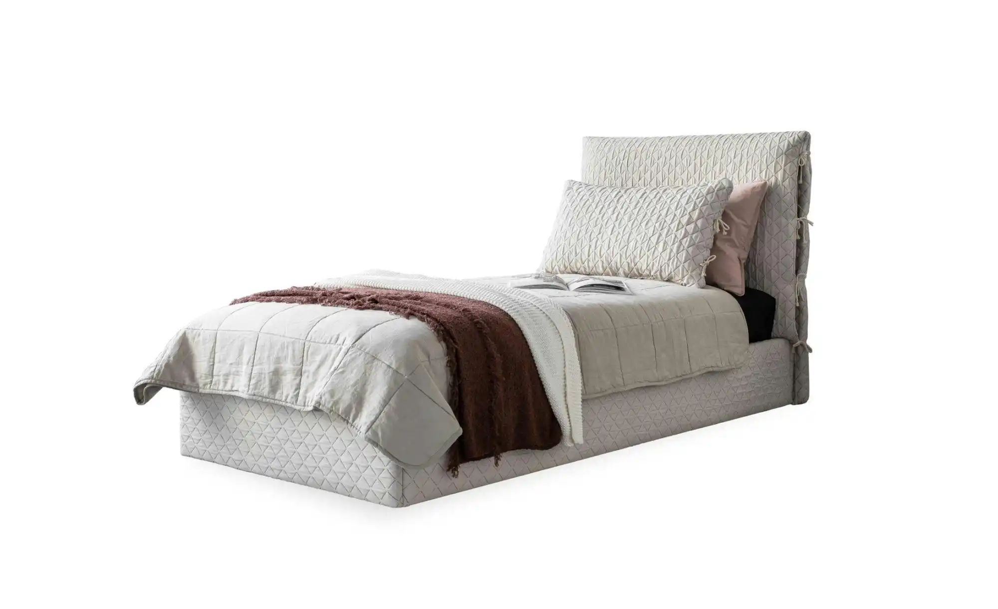Miuform Polsterbett gemustert Sleepy Luna ¦ beige ¦ Maße (cm): B: 96 H: 105 günstig online kaufen