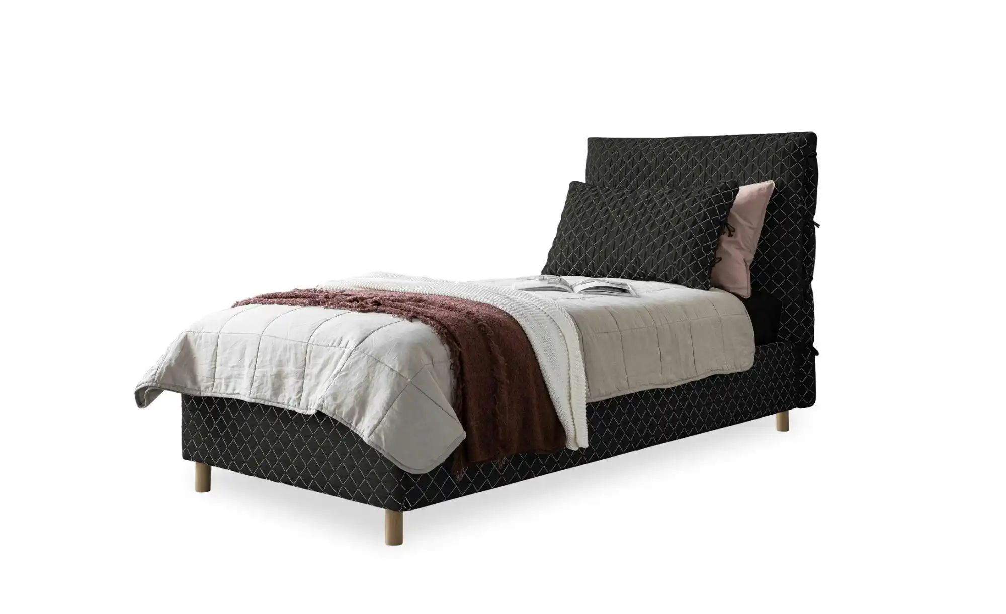 Miuform Polsterbett gemustert Sleepy Luna ¦ schwarz ¦ Maße (cm): B: 96 H: 1 günstig online kaufen