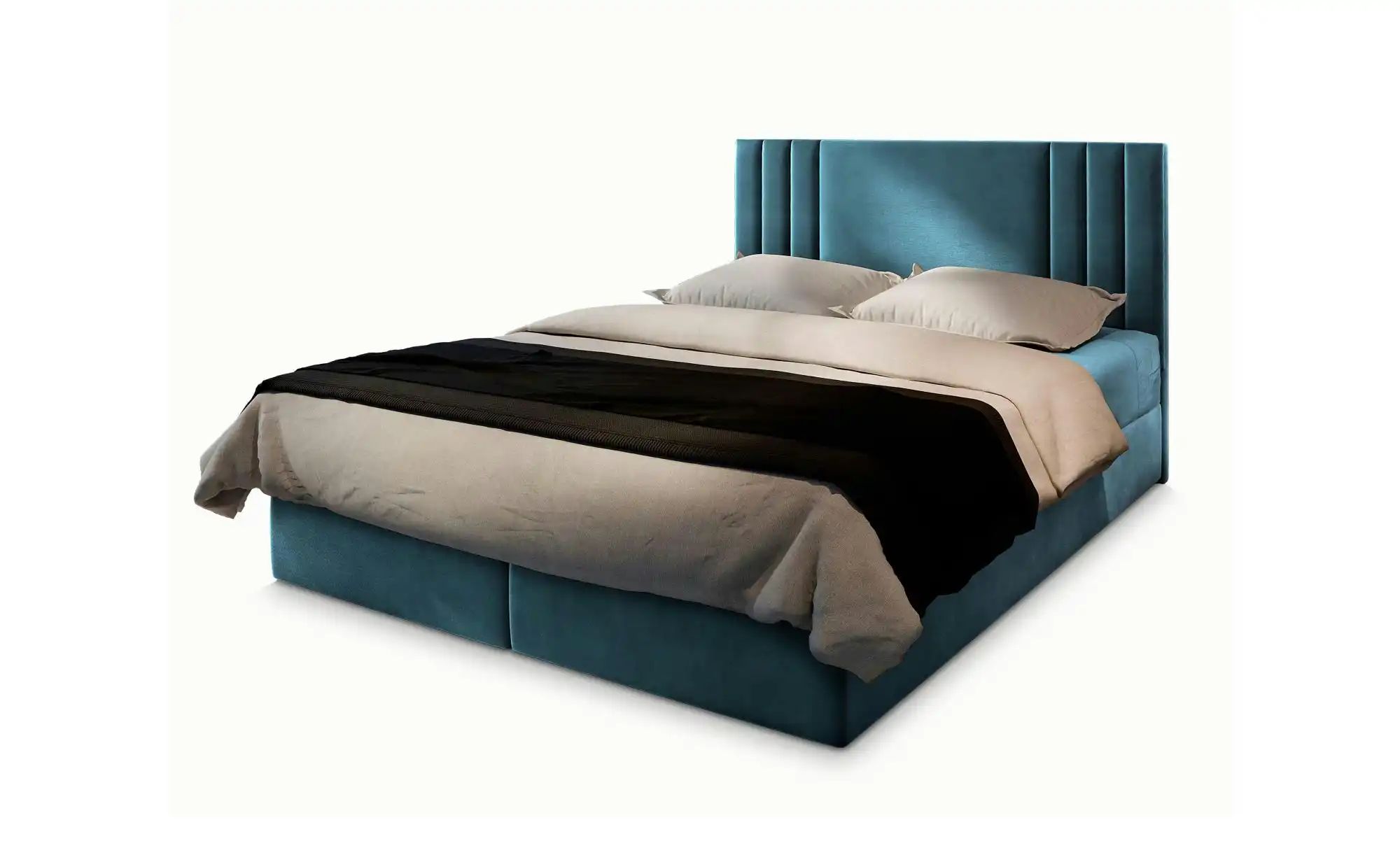 MASSENO Boxbett mit Bettkasten Bres ¦ blau ¦ Maße (cm): B: 180 H: 98 Betten günstig online kaufen