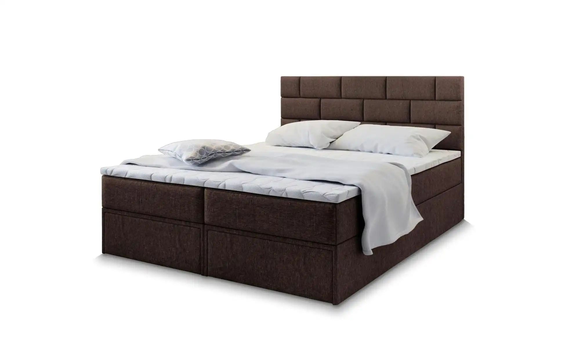 MASSENO Boxbett mit Bettkasten und 2 Schubladen Arinos ¦ braun ¦ Maße (cm): günstig online kaufen