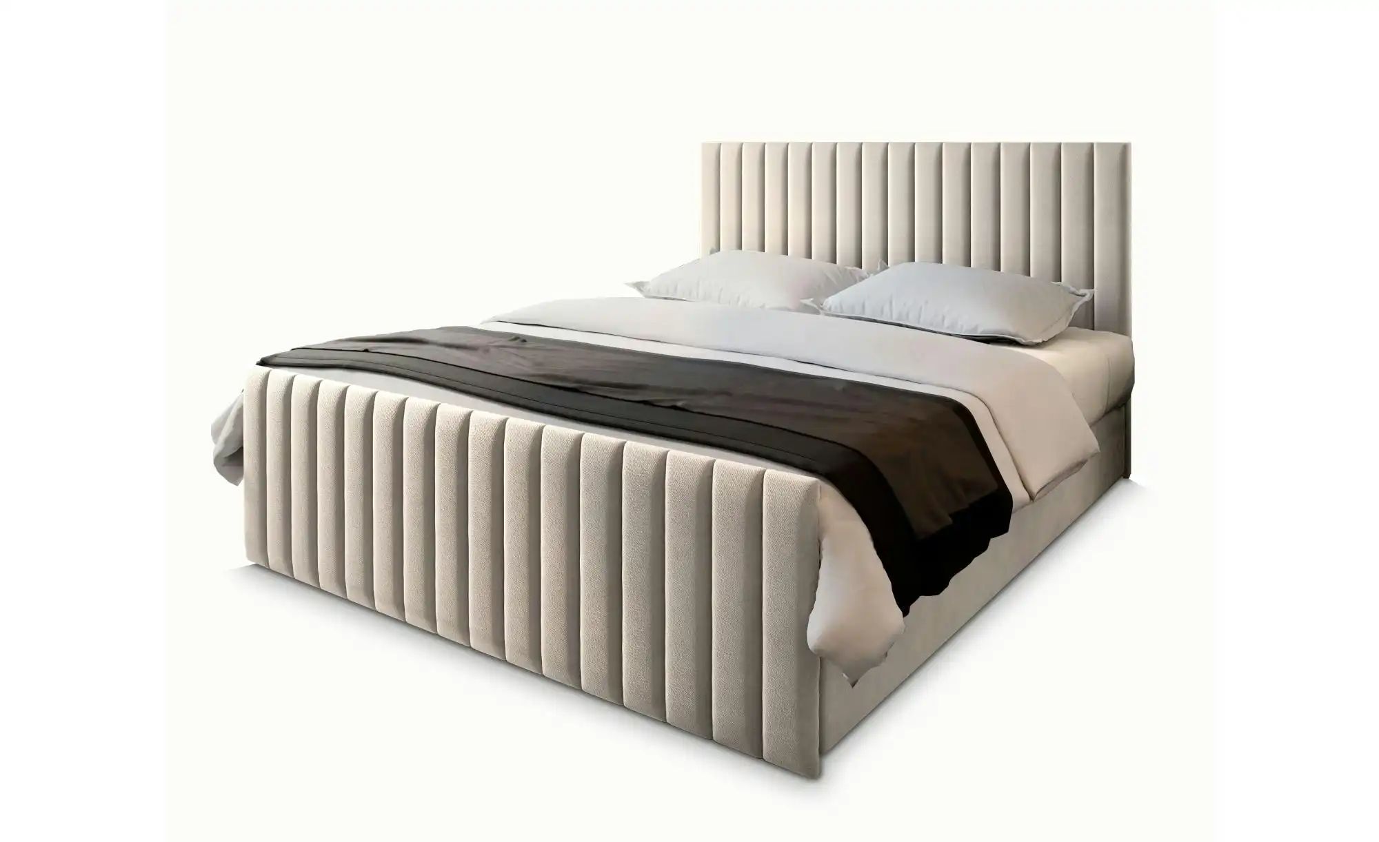 MASSENO Boxbett mit Bettkasten Arion  beige  Maße (cm): B: 180 H: 98 | 05906269815568