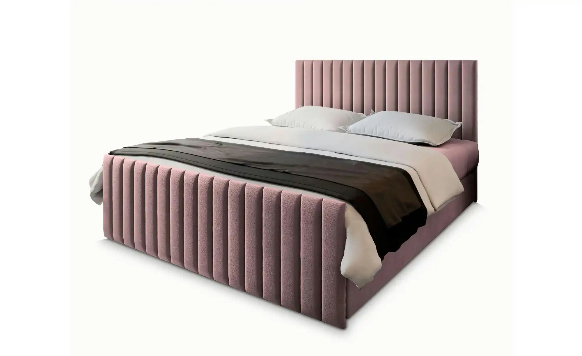 MASSENO Boxbett mit Bettkasten Arion  rosa/pink  Maße (cm): B: 180 H: 98 | 05906269815551