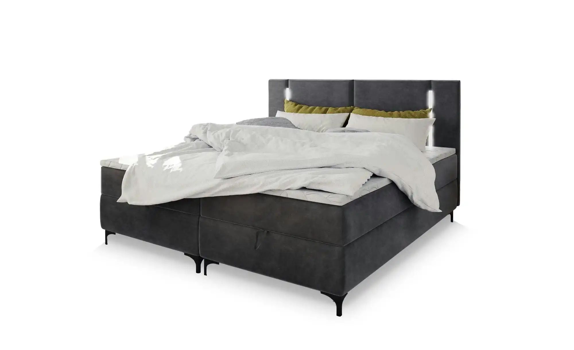 MASSENO Boxbett mit Bettkasten Alba ¦ grau ¦ Maße (cm): B: 140 H: 108 Bette günstig online kaufen