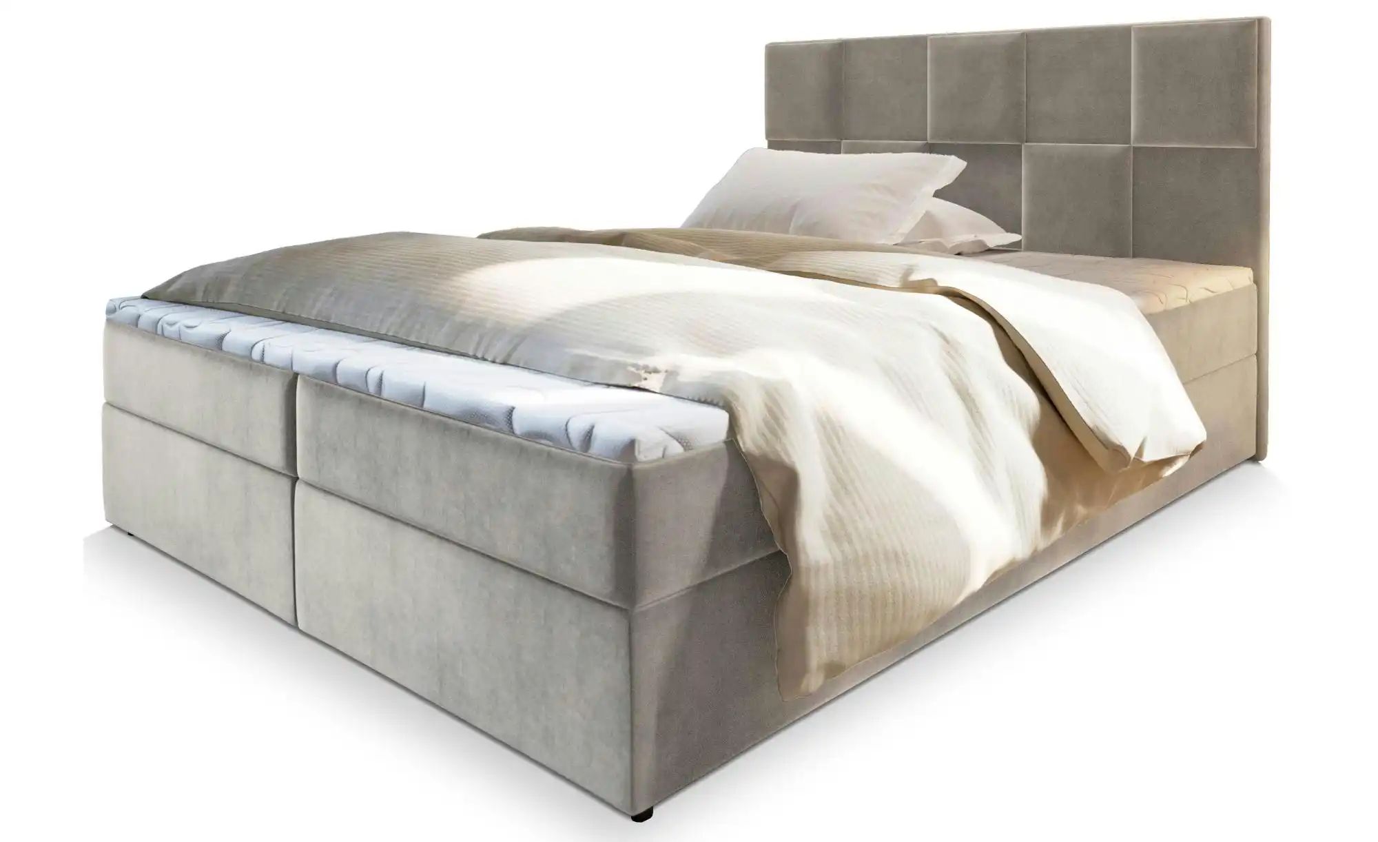 MASSENO Boxbett mit Bettkasten Prata ¦ beige ¦ Maße (cm): B: 140 H: 98 Bett günstig online kaufen
