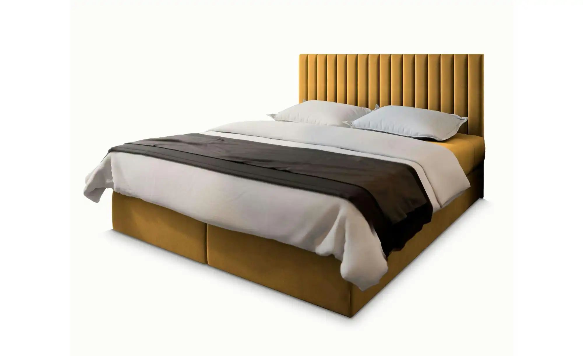 MASSENO Boxbett mit Bettkasten Bresel ¦ gelb ¦ Maße (cm): B: 160 H: 98 Bett günstig online kaufen