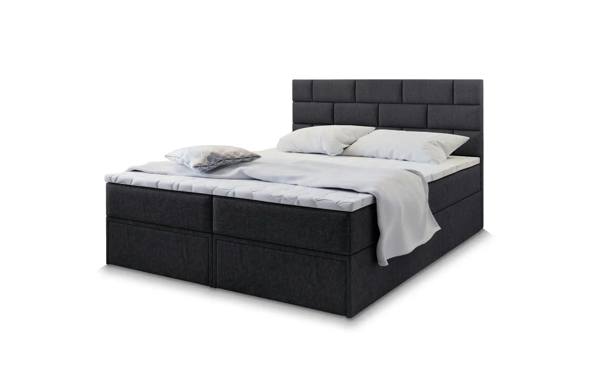 MASSENO Boxbett mit Bettkasten und 2 Schubladen Arinos ¦ schwarz ¦ Maße (cm günstig online kaufen