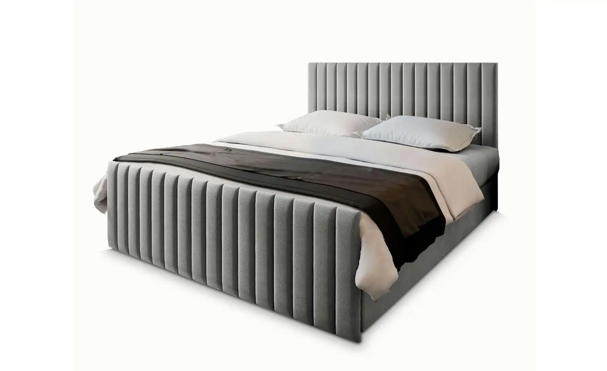 MASSENO Boxbett mit Bettkasten Arion ¦ grau ¦ Maße (cm): B: 160 H: 98 Bette günstig online kaufen