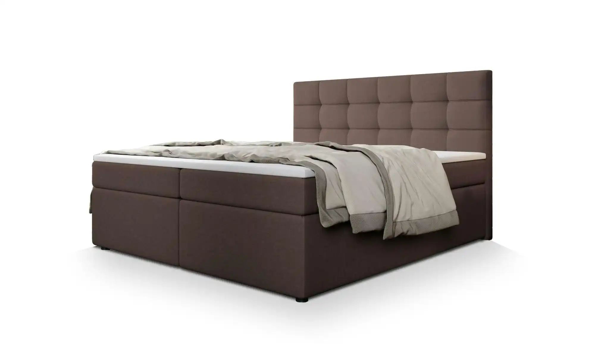 MASSENO Boxbett mit Bettkasten Palma ¦ braun ¦ Maße (cm): B: 160 H: 120 Bet günstig online kaufen