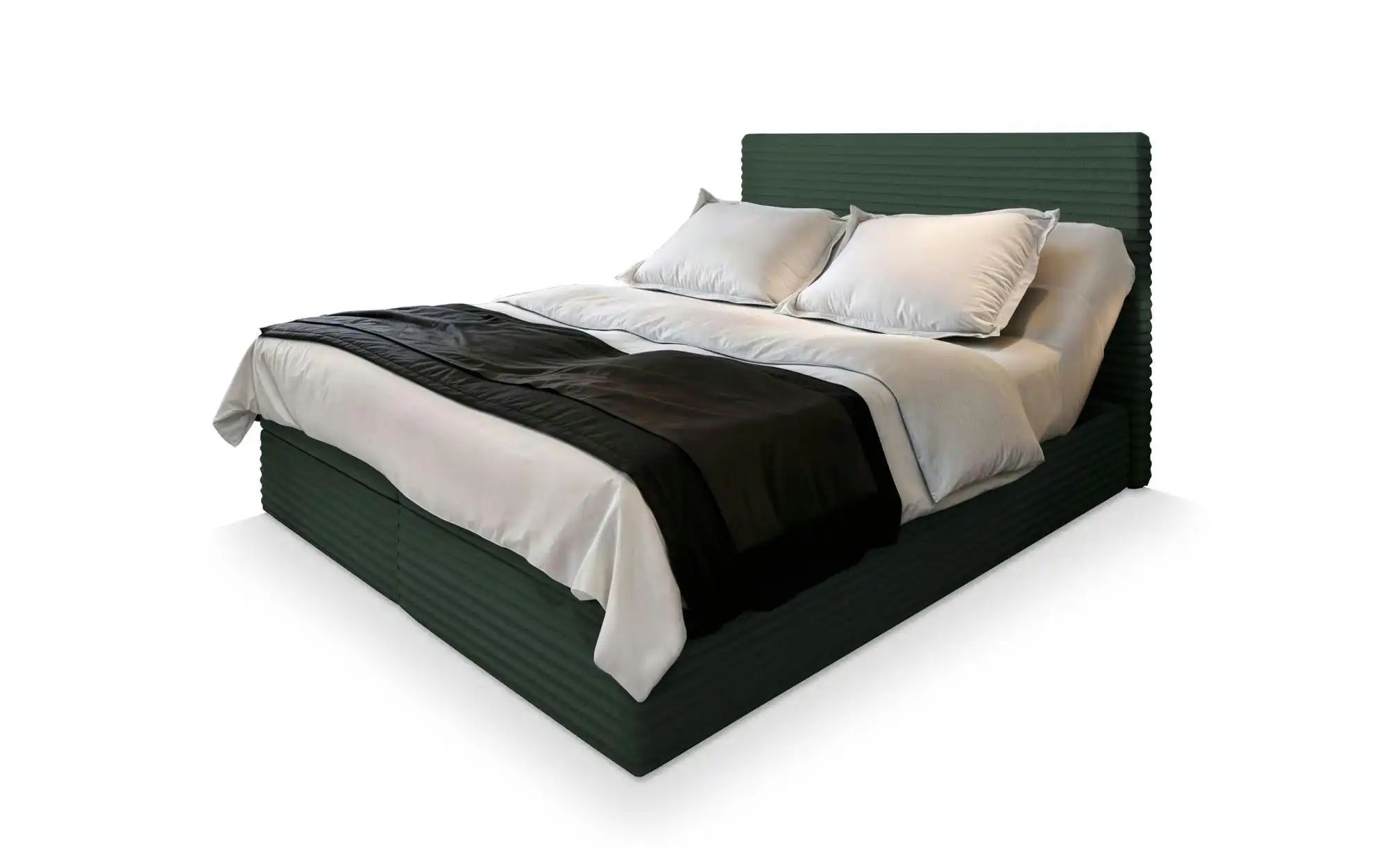 MASSENO Boxbett mit Bettkasten Milara ¦ grün ¦ Maße (cm): B: 160 H: 98 Bett günstig online kaufen