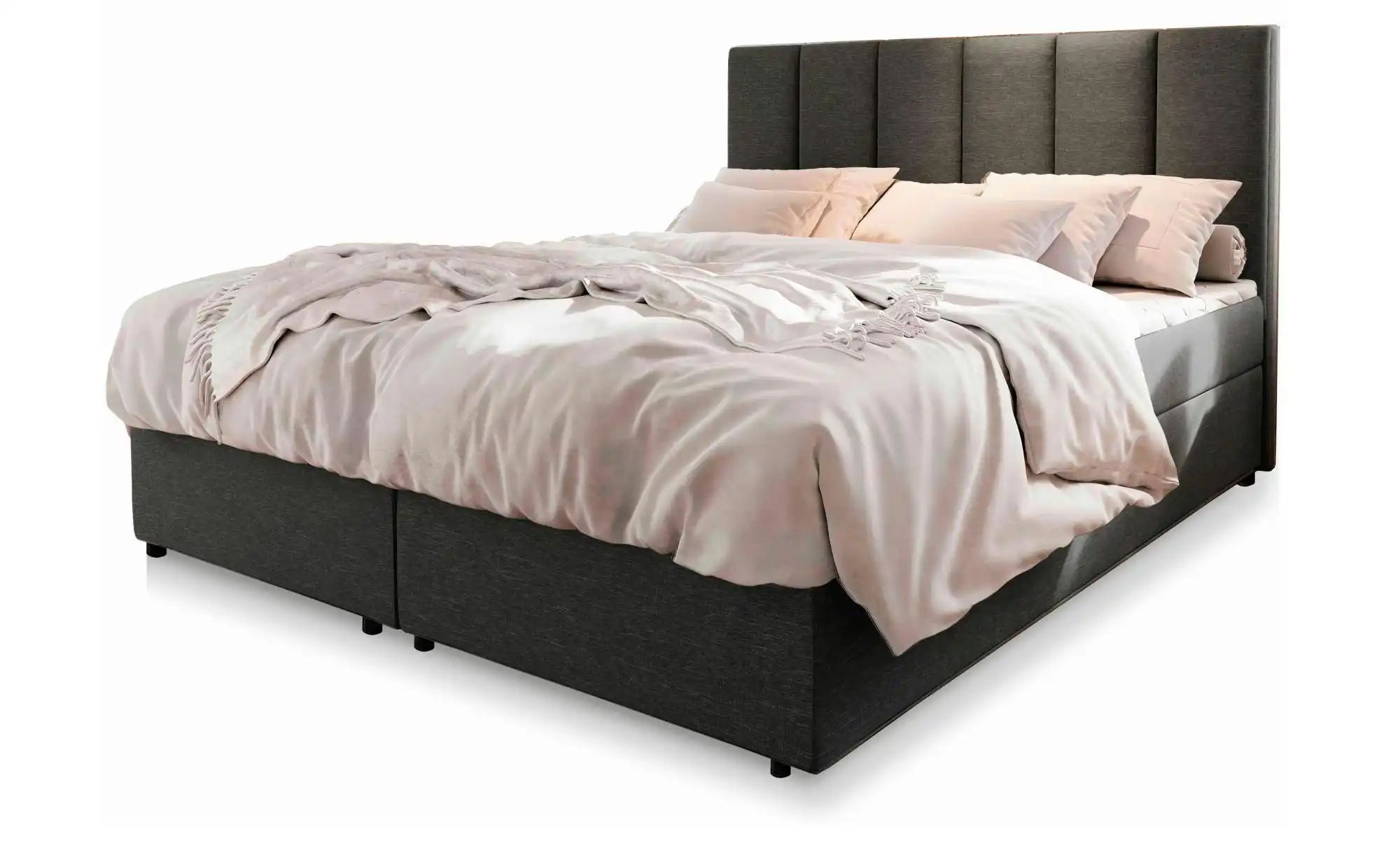 MASSENO Boxbett mit Bettkasten Meril ¦ grau ¦ Maße (cm): B: 180 H: 98 Bette günstig online kaufen