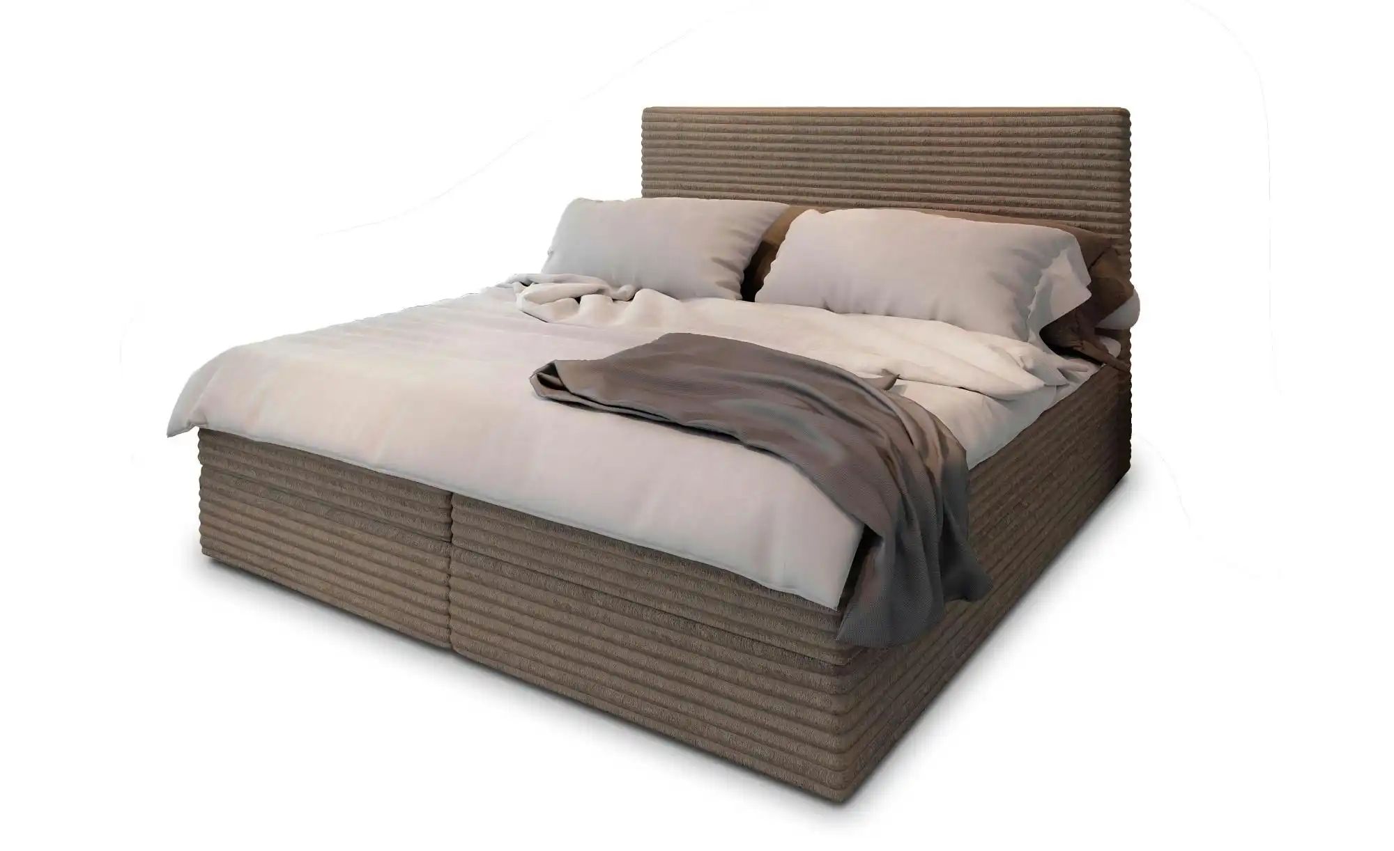 MASSENO Boxbett mit Bettkasten Pisa ¦ braun ¦ Maße (cm): B: 140 H: 98 Bette günstig online kaufen