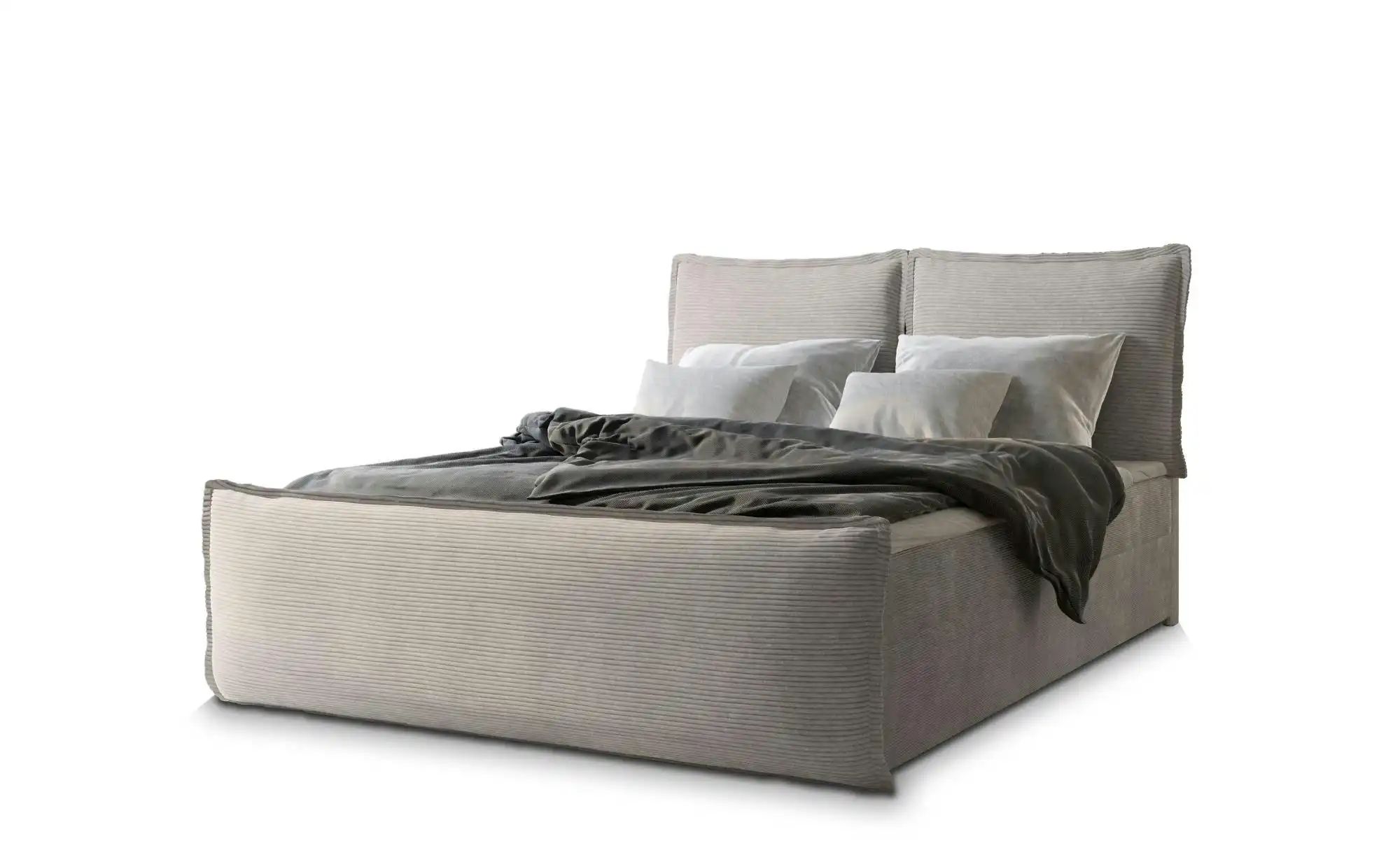MASSENO Boxbett mit Bettkasten Monta ¦ beige ¦ Maße (cm): B: 140 H: 98 Bett günstig online kaufen