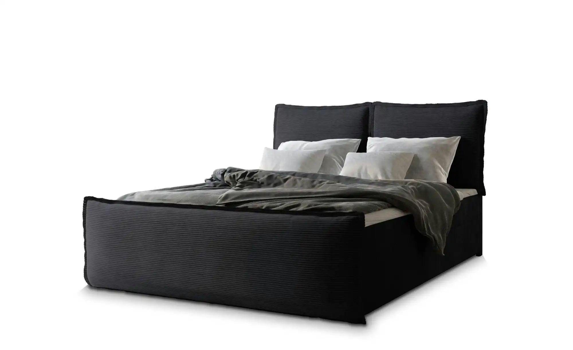 MASSENO Boxbett mit Bettkasten Monta ¦ schwarz ¦ Maße (cm): B: 180 H: 98 Be günstig online kaufen