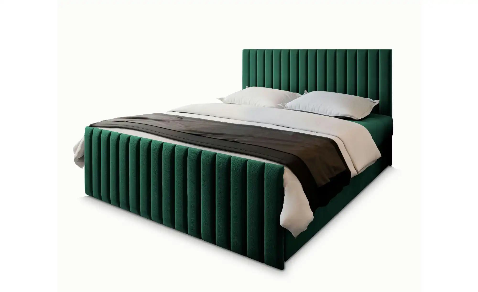 MASSENO Boxbett mit Bettkasten Arion ¦ grün ¦ Maße (cm): B: 160 H: 98 Bette günstig online kaufen