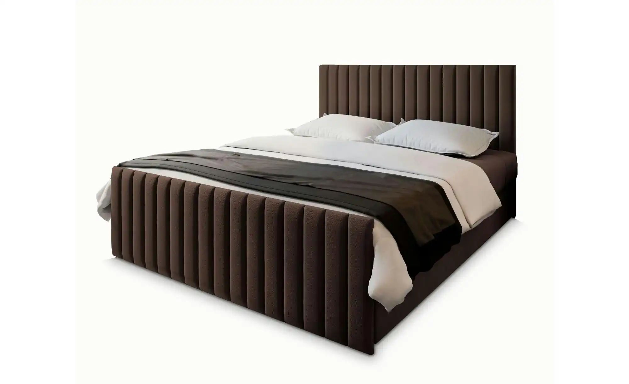 MASSENO Boxbett mit Bettkasten Arion  braun  Maße (cm): B: 180 H: 98 | 05906269815506