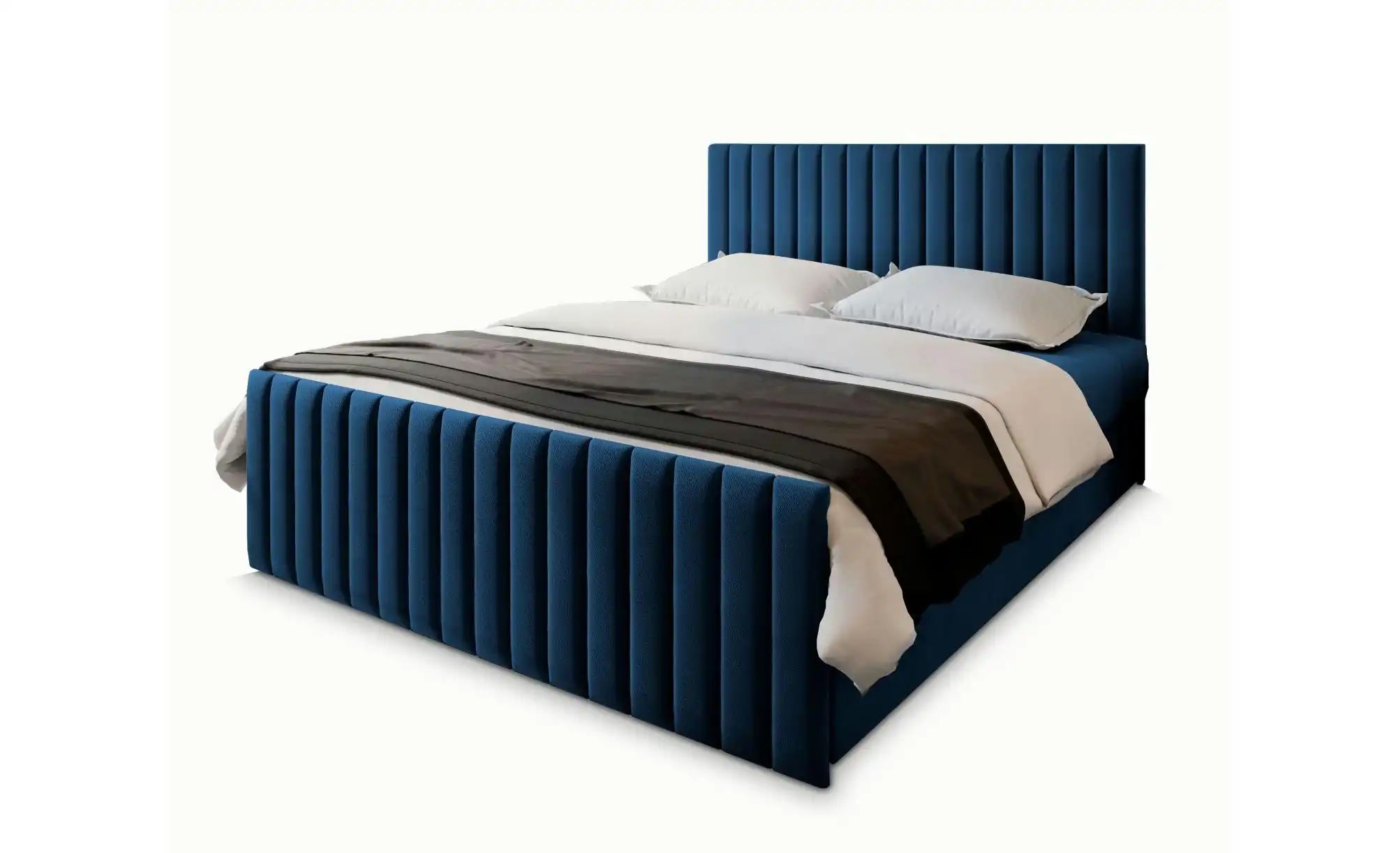 MASSENO Boxbett mit Bettkasten Arion ¦ blau ¦ Maße (cm): B: 140 H: 98 Bette günstig online kaufen