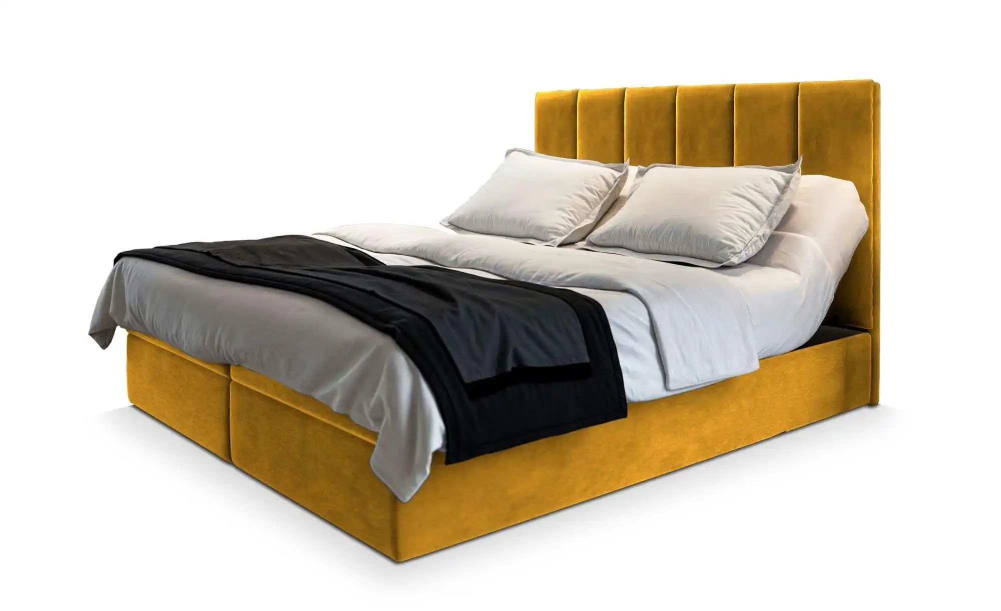 MASSENO Boxbett mit Bettkasten Barino ¦ gelb ¦ Maße (cm): B: 140 H: 98 Bett günstig online kaufen