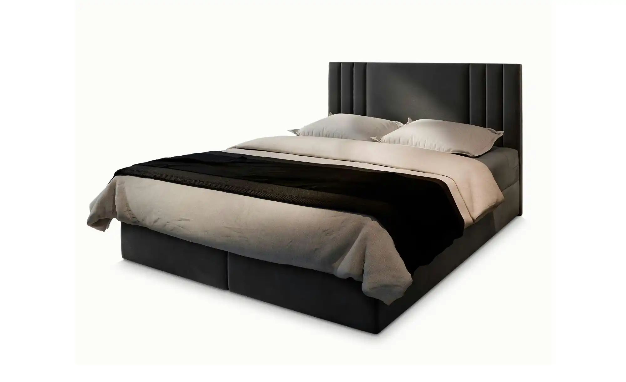 MASSENO Boxbett mit Bettkasten Bres ¦ grau ¦ Maße (cm): B: 180 H: 98 Betten günstig online kaufen