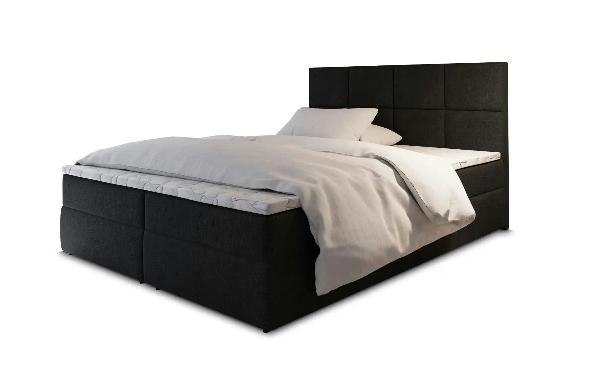 MASSENO Boxbett   ¦ schwarz ¦ Maße (cm): B: 160 H: 98 Betten > Polsterbette günstig online kaufen