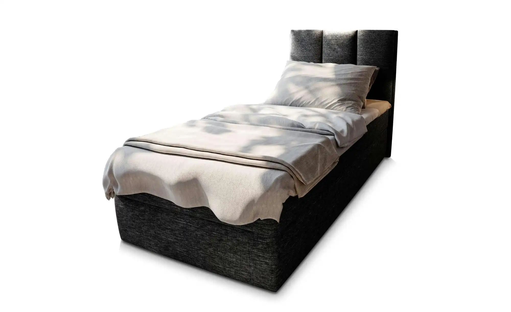 MASSENO Boxbett mit Bettkasten Meril ¦ schwarz ¦ Maße (cm): B: 100 H: 98 Be günstig online kaufen