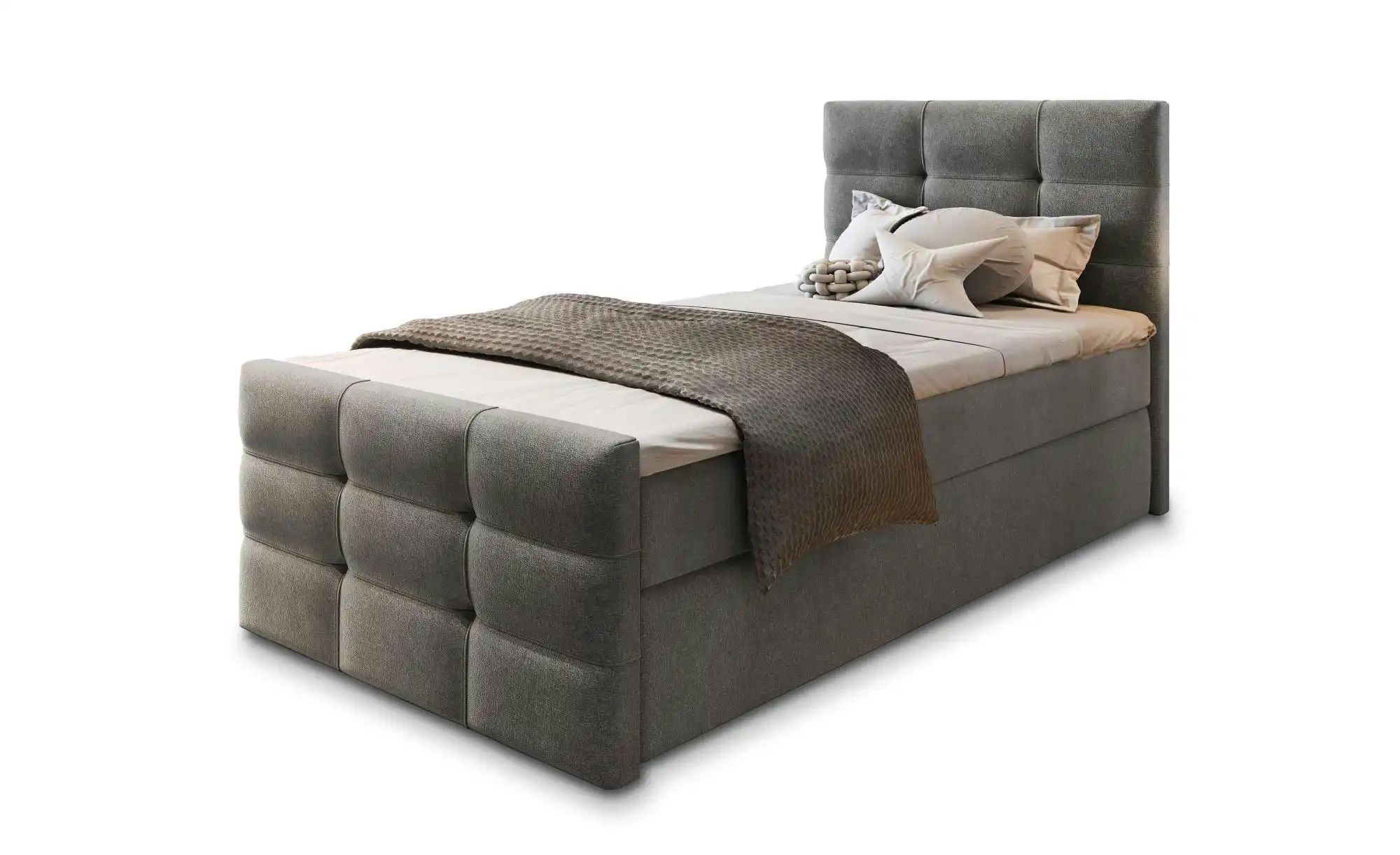 MASSENO Boxbett mit Bettkasten Amon ¦ grau ¦ Maße (cm): H: 98 Betten > Pols günstig online kaufen