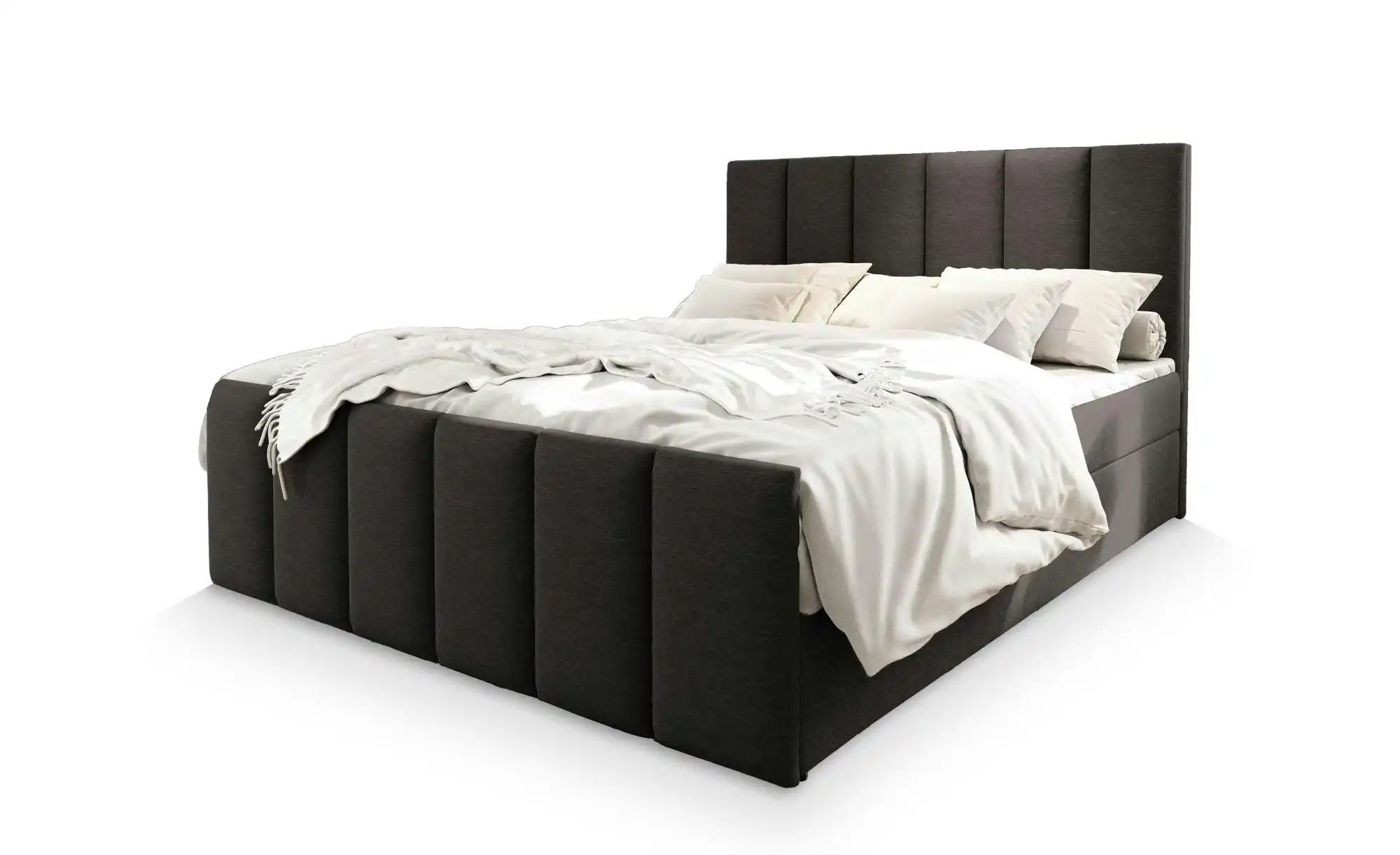 MASSENO Boxbett mit Bettkasten Lago ¦ grau ¦ Maße (cm): B: 180 H: 98 Betten günstig online kaufen