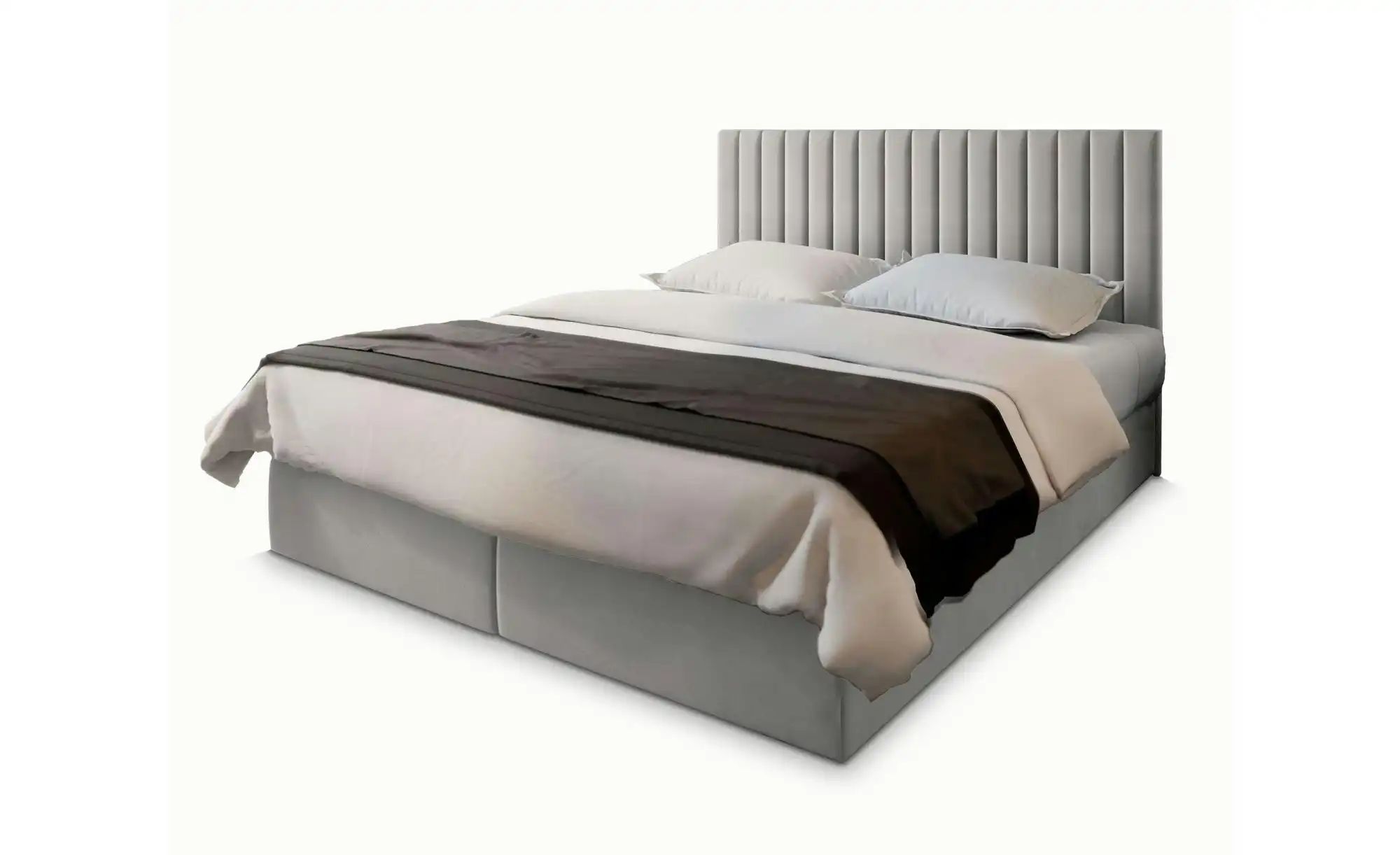 MASSENO Boxbett mit Bettkasten Bresel ¦ grau ¦ Maße (cm): B: 140 H: 98 Bett günstig online kaufen