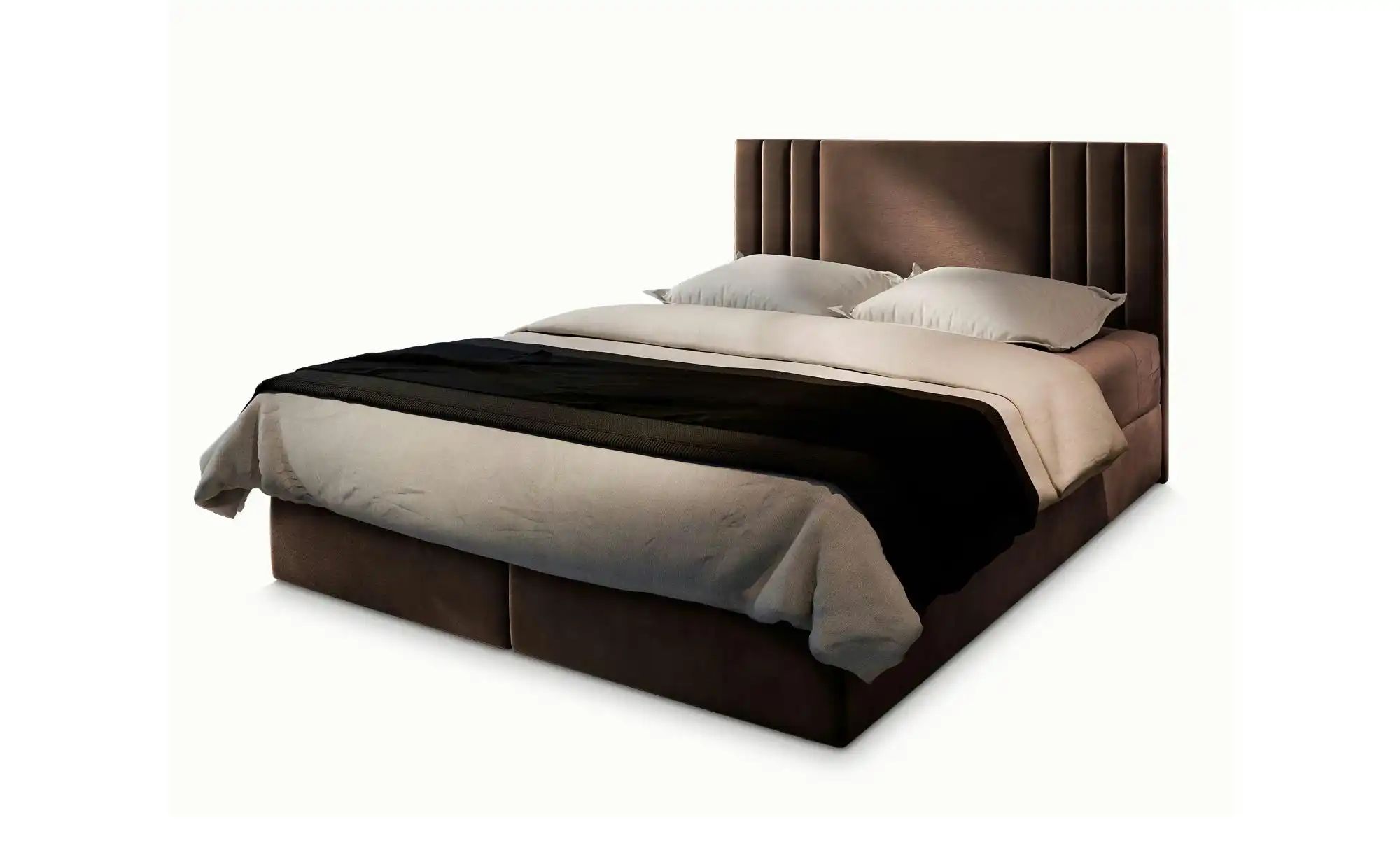 MASSENO Boxbett mit Bettkasten Bres ¦ braun ¦ Maße (cm): B: 180 H: 98 Bette günstig online kaufen