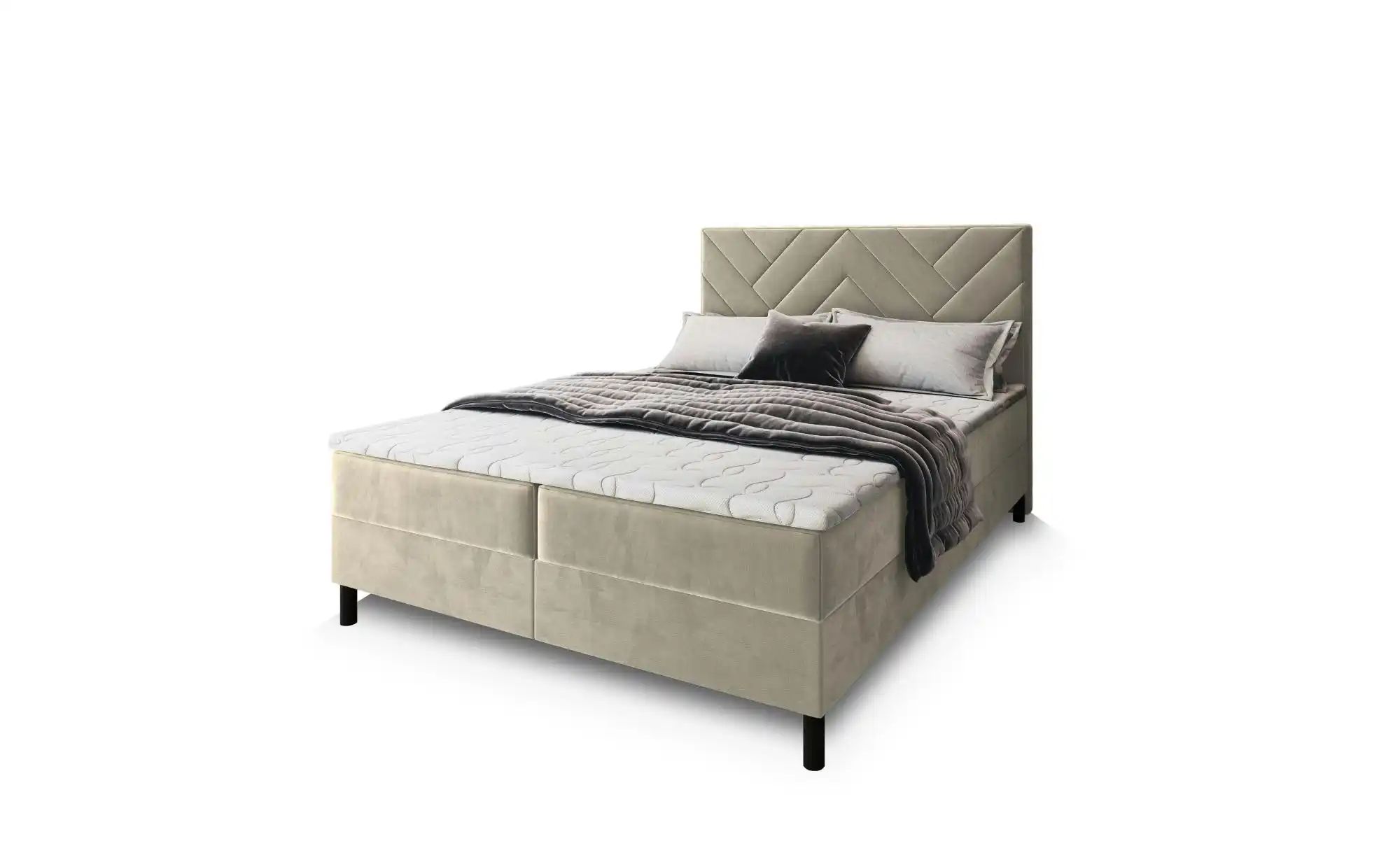 MASSENO Boxbett mit Bettkasten Rokis ¦ creme ¦ Maße (cm): B: 180 H: 98 Bett günstig online kaufen