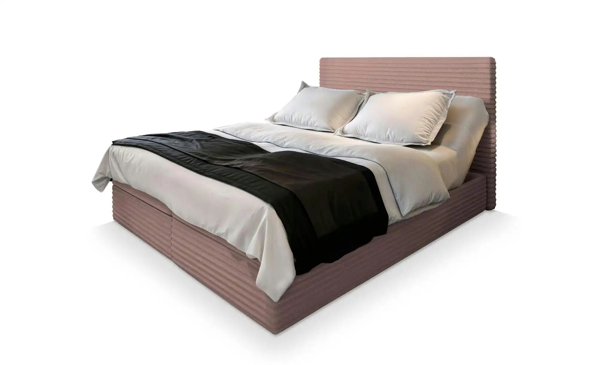 MASSENO Boxbett mit Bettkasten Milara ¦ rosa/pink ¦ Maße (cm): B: 140 H: 98 günstig online kaufen