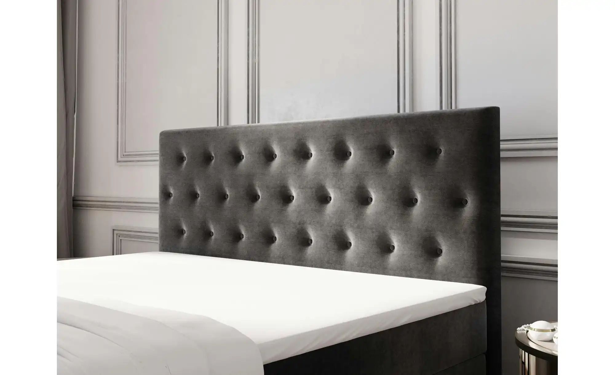 MASSENO Boxbett mit Bettkasten Fondi ¦ grau ¦ Maße (cm): B: 140 H: 120 Bett günstig online kaufen