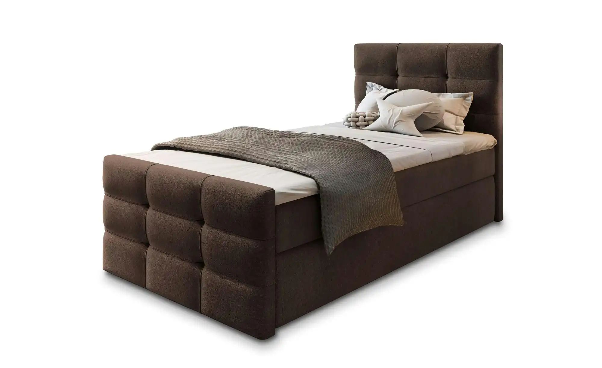 MASSENO Boxbett mit Bettkasten Amon ¦ braun ¦ Maße (cm): H: 98 Betten > Pol günstig online kaufen