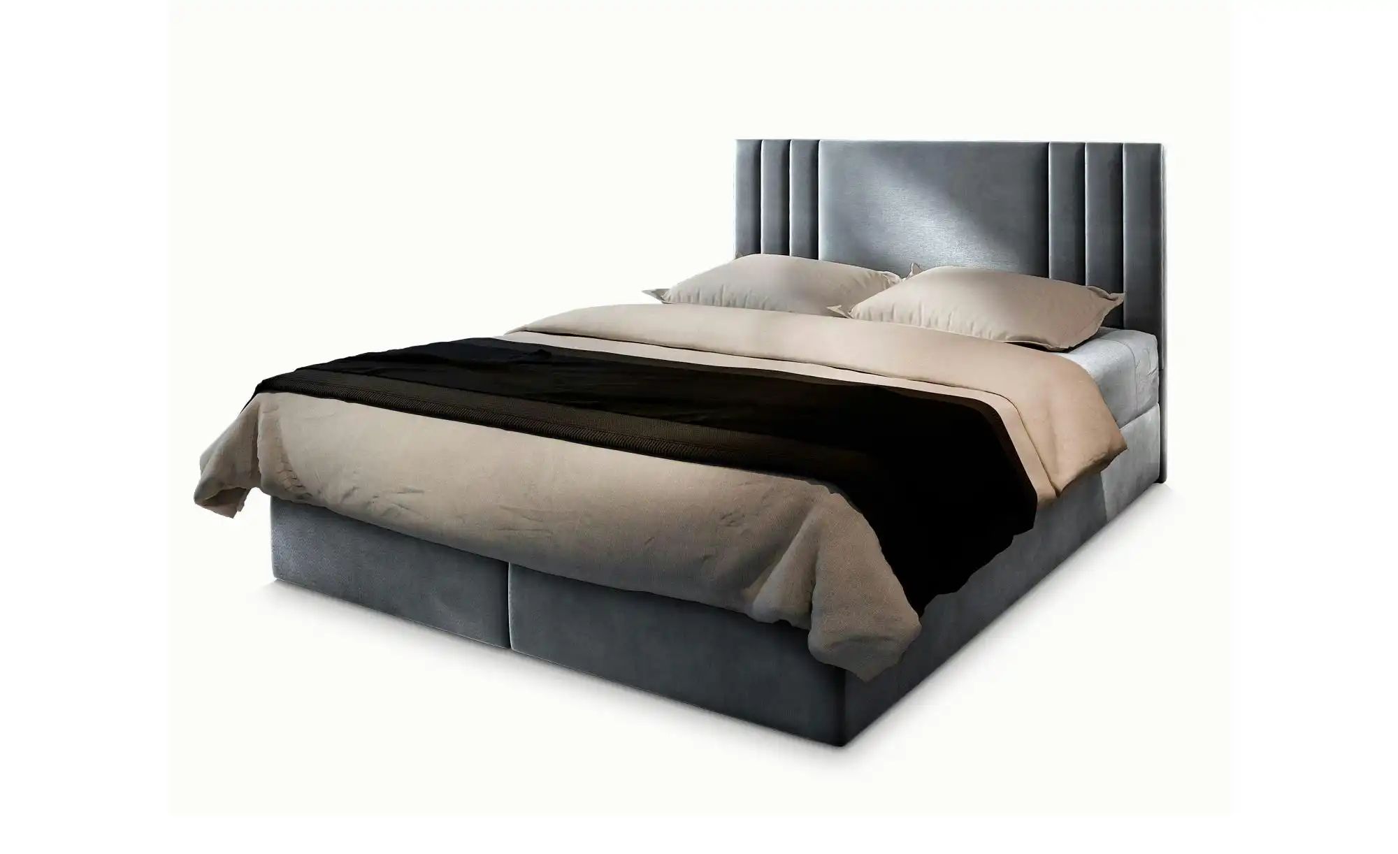 MASSENO Boxbett mit Bettkasten Bres ¦ grau ¦ Maße (cm): B: 180 H: 98 Betten günstig online kaufen