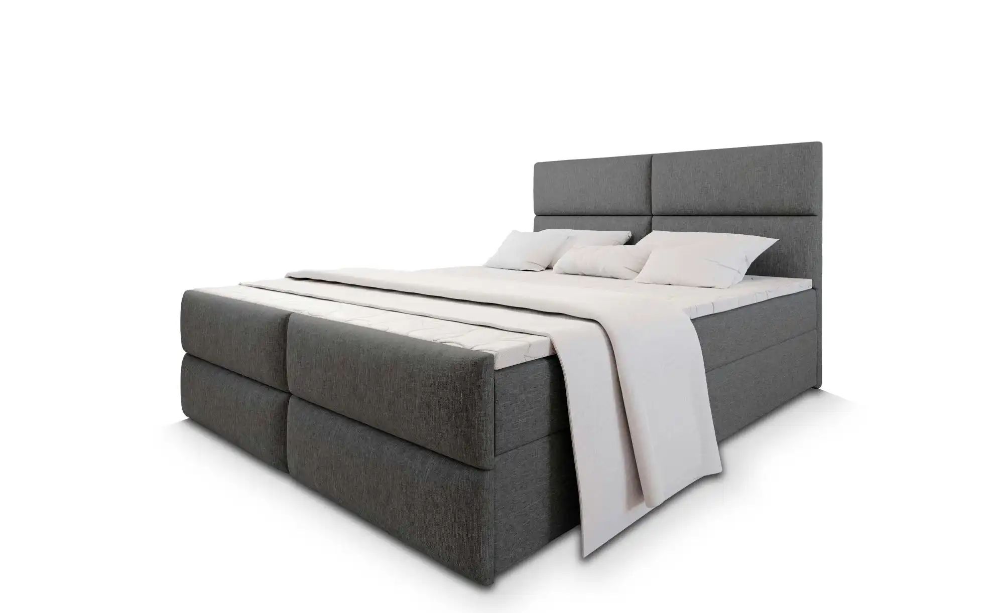 MASSENO Boxbett mit Bettkasten Mulen ¦ grau ¦ Maße (cm): B: 160 H: 98 Bette günstig online kaufen