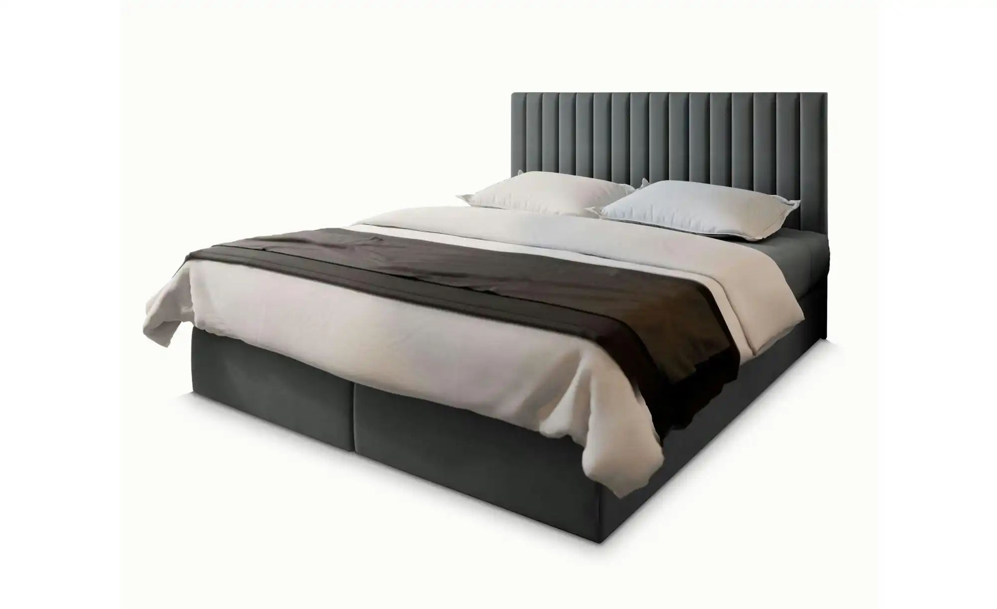 MASSENO Boxbett mit Bettkasten Bresel ¦ grau ¦ Maße (cm): B: 140 H: 98 Bett günstig online kaufen
