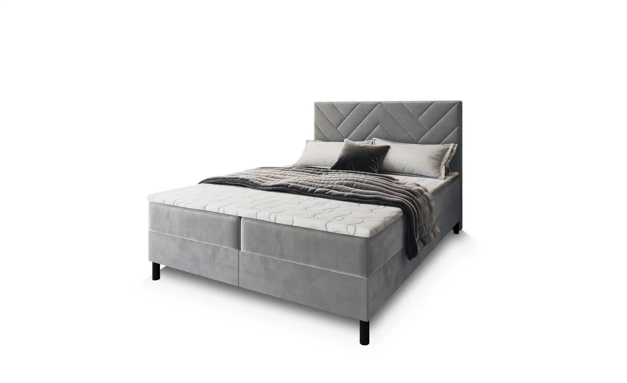 MASSENO Boxbett mit Bettkasten Rokis ¦ grau ¦ Maße (cm): B: 180 H: 98 Bette günstig online kaufen