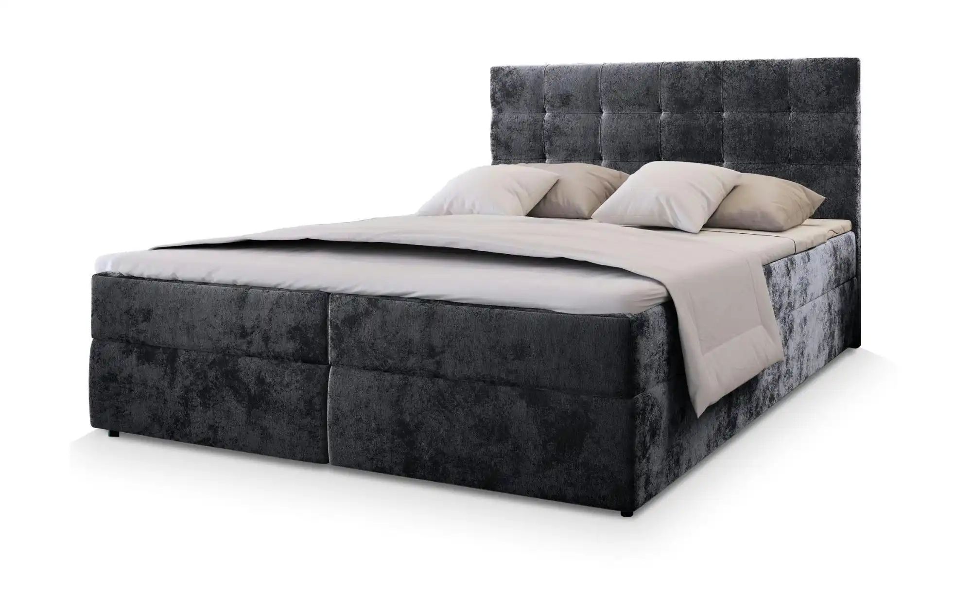 MASSENO Boxbett mit Bettkasten Glos ¦ grau ¦ Maße (cm): B: 160 H: 98 Betten günstig online kaufen