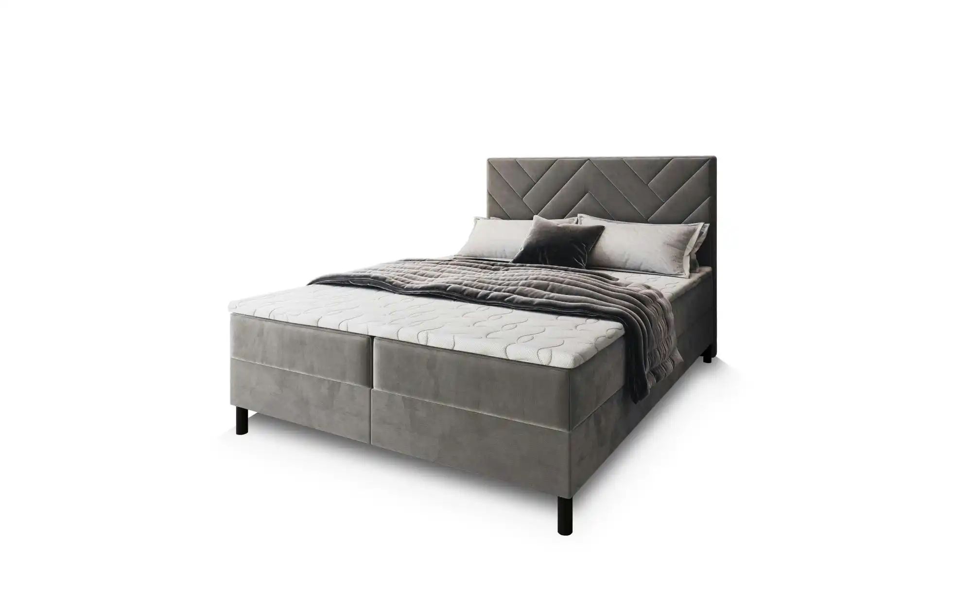 MASSENO Boxbett mit Bettkasten Rokis ¦ grau ¦ Maße (cm): B: 160 H: 98 Bette günstig online kaufen