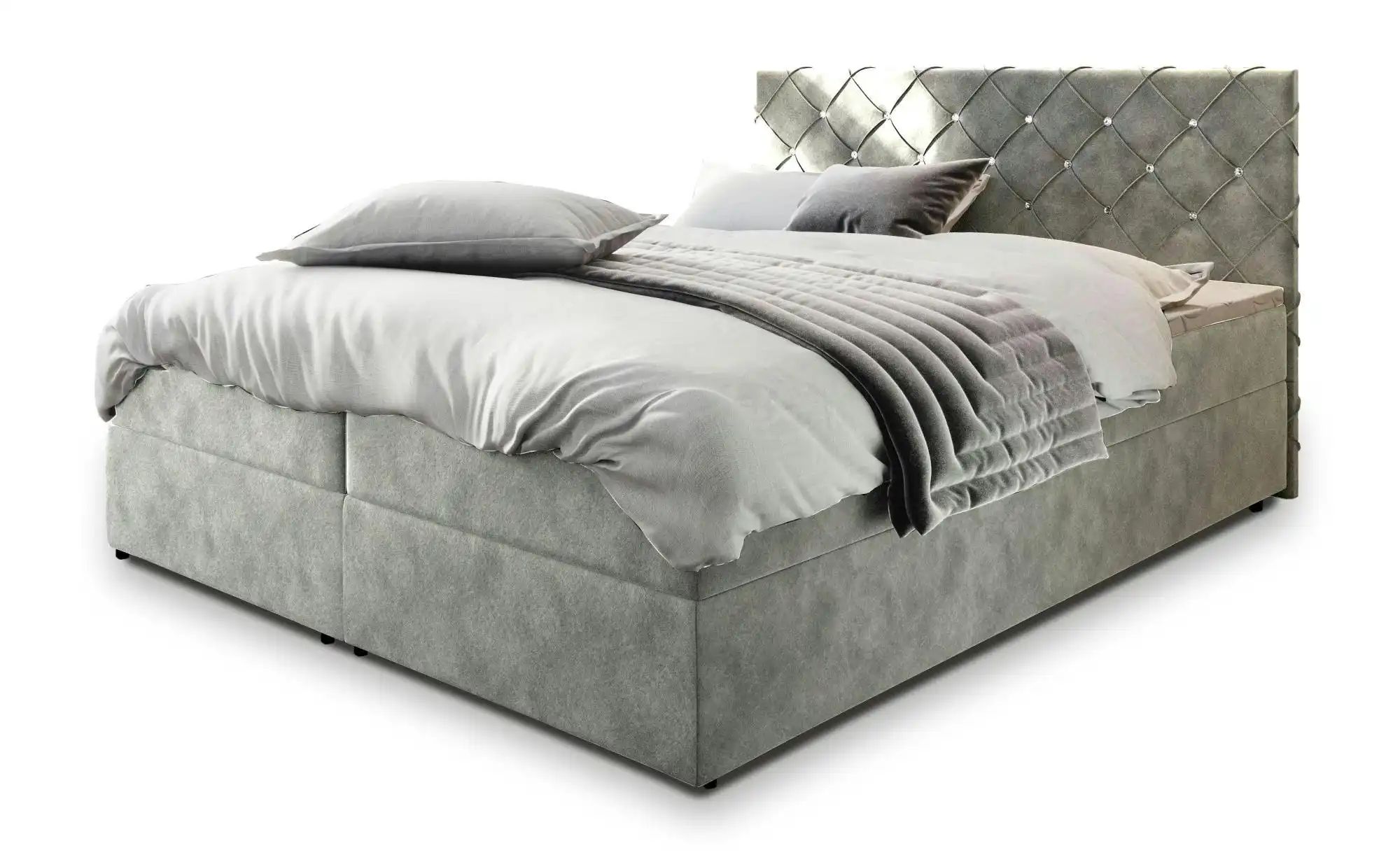 MASSENO Boxbett mit Bettkasten Riva ¦ grau ¦ Maße (cm): B: 140 H: 98 Betten günstig online kaufen