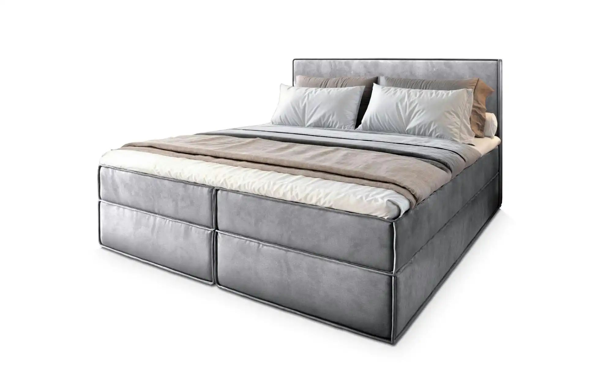 MASSENO Boxbett mit Bettkasten Pellio ¦ grau ¦ Maße (cm): B: 140 H: 98 Bett günstig online kaufen