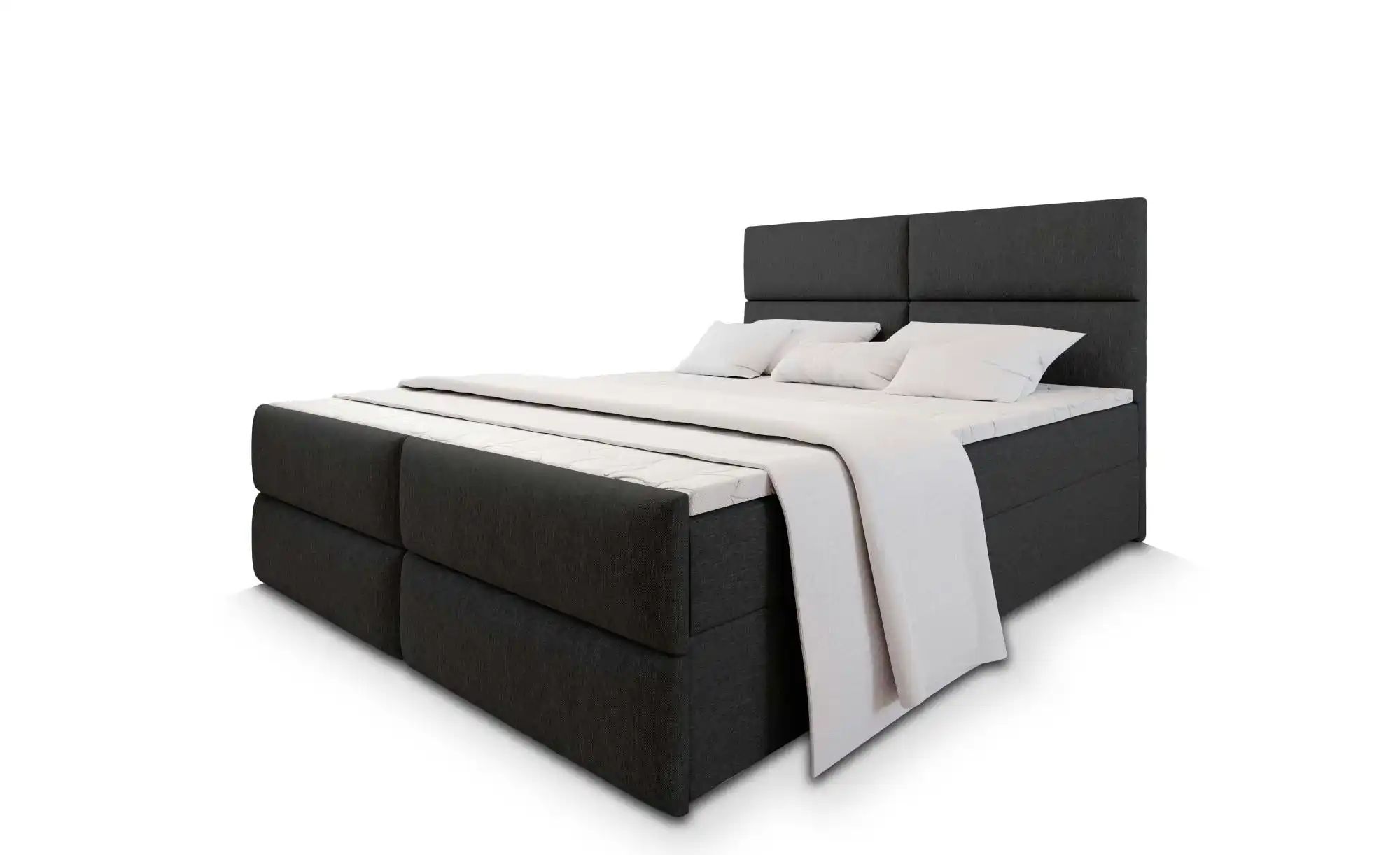 MASSENO Boxbett mit Bettkasten Mulen ¦ schwarz ¦ Maße (cm): B: 140 H: 98 Be günstig online kaufen