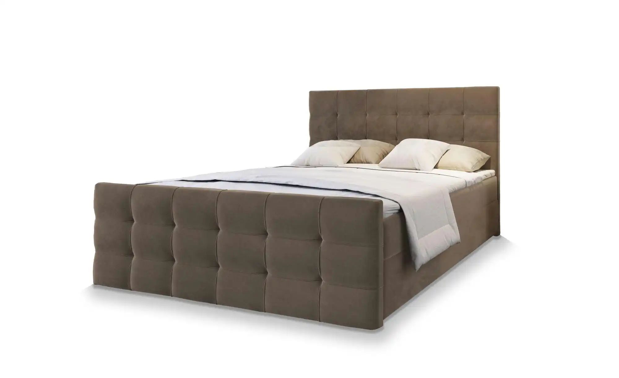 MASSENO Boxbett mit Bettkasten Amon ¦ braun ¦ Maße (cm): B: 180 H: 98 Bette günstig online kaufen