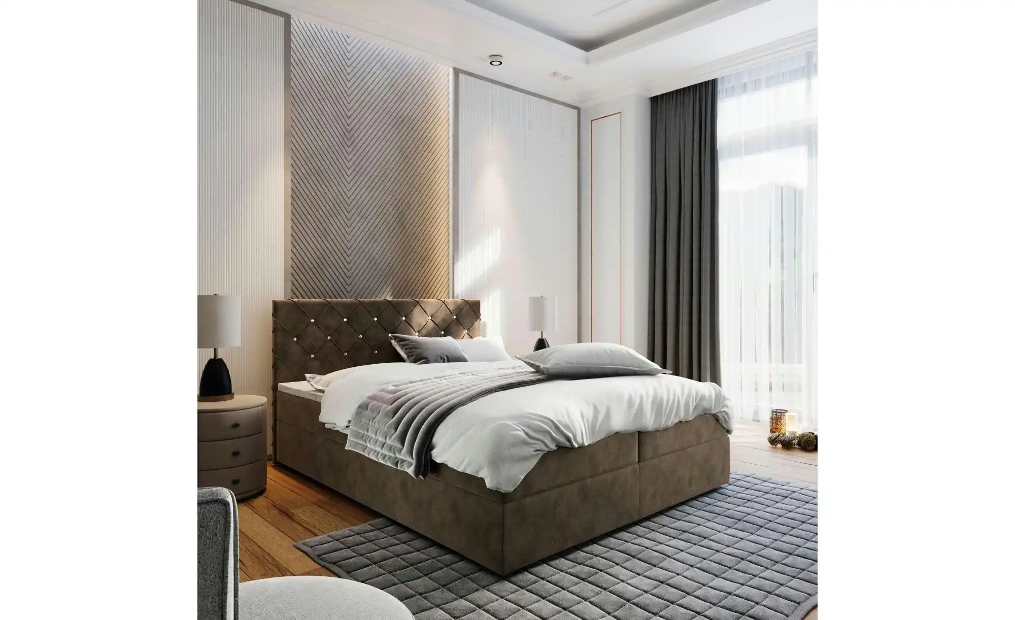 MASSENO Boxbett mit Bettkasten Riva ¦ braun ¦ Maße (cm): B: 140 H: 98 Bette günstig online kaufen