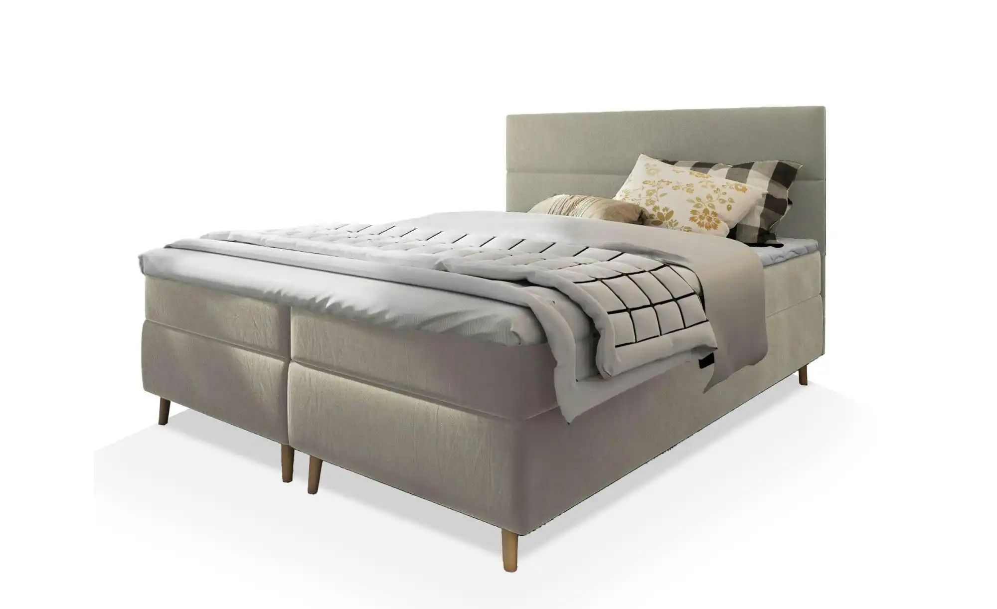 MASSENO Boxbett mit Bettkasten Santa ¦ beige ¦ Maße (cm): B: 140 H: 108 Bet günstig online kaufen