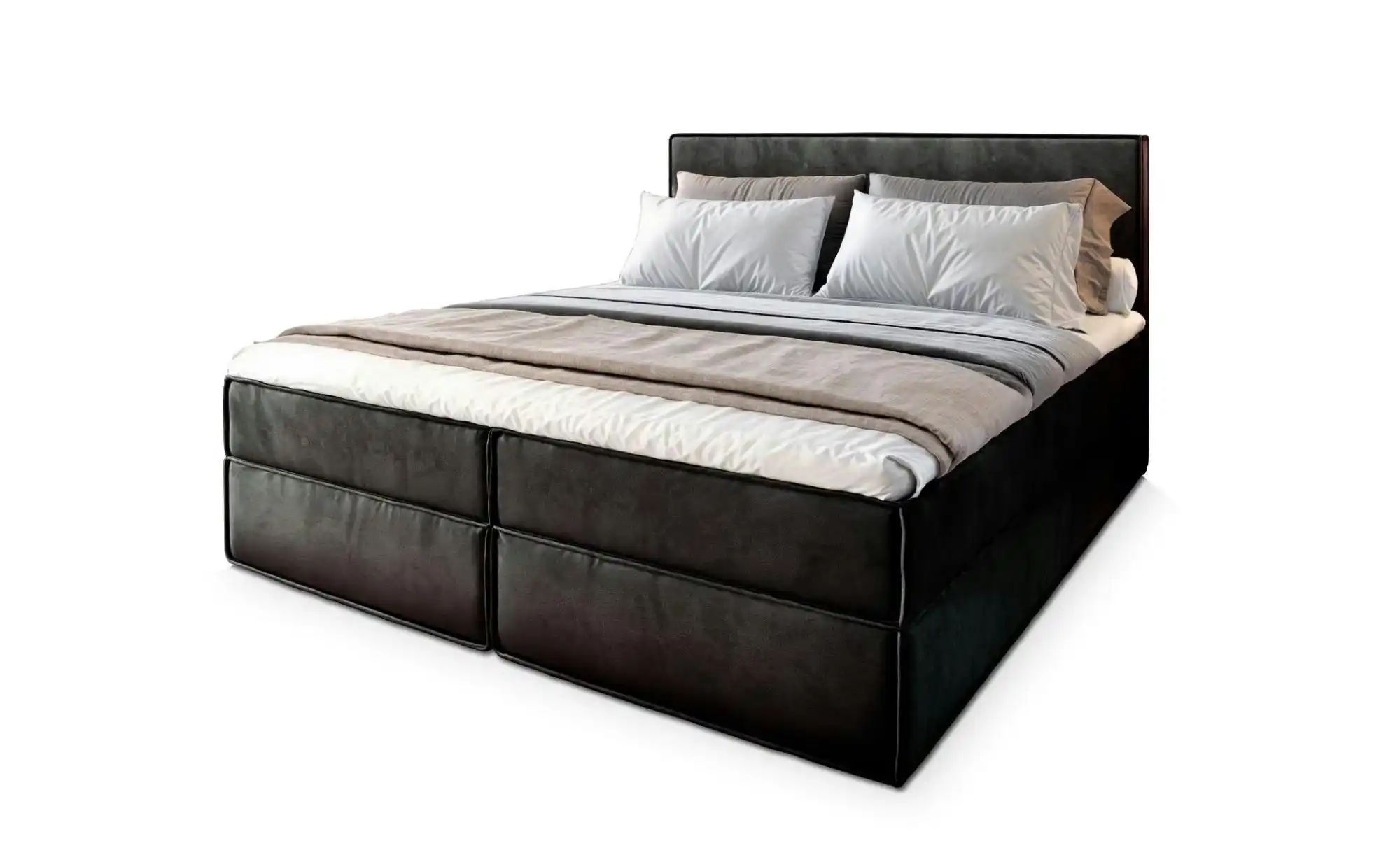 MASSENO Boxbett mit Bettkasten Pellio ¦ schwarz ¦ Maße (cm): B: 140 H: 98 B günstig online kaufen
