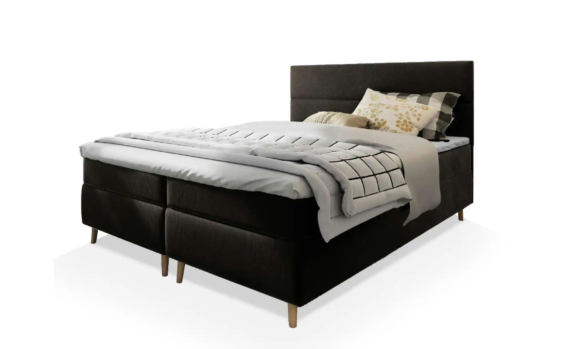 MASSENO Boxbett mit Bettkasten Santa ¦ schwarz ¦ Maße (cm): B: 160 H: 108 B günstig online kaufen